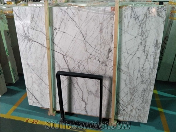 White Marble Slabs for Wall, Floor Tiles/ Home Interior Decoration