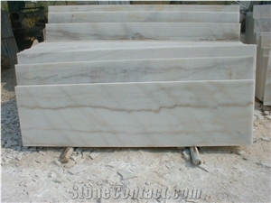 White with Grey Veins Marble Slabs&Tiles for Walling & Floor Covering