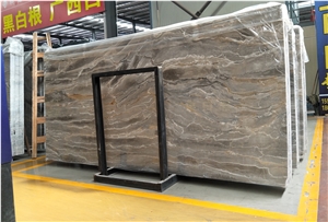 Wholesale Monet Gold River Vein Grey Marble for Hotel Floor Decoration