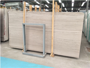 Wonderful Athens Grey Wood Marble Slabs for Wall and Floor Covering