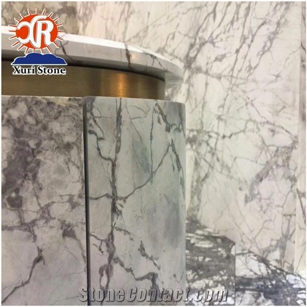 Brazil Grey Marble Invisible Grey Marble Tile, Marble Tile and Slab