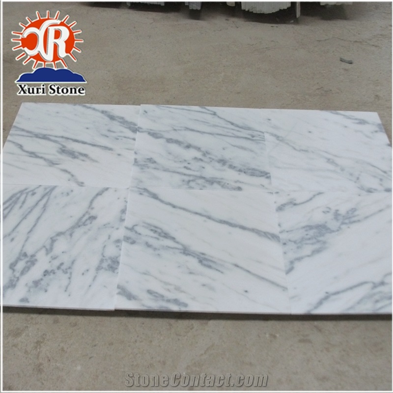 Grade a Deisgn Project White Marble Stone with Black Veins