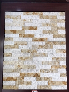 Marble Cultured Stone Ledge Stone Wall Panel Feather Wall