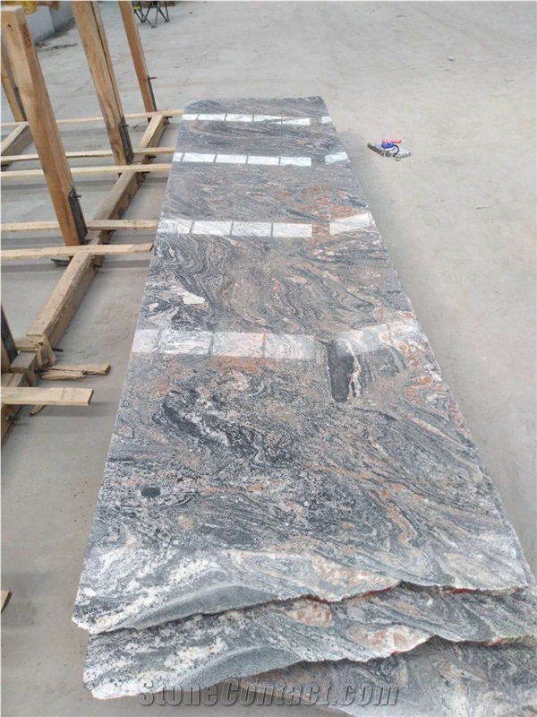 New China Juparana Pink Granite, 2cm/3cm Middle Slabs