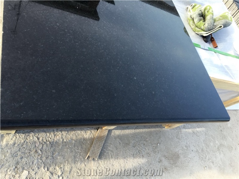 New G684 China Impala Black, Black Flower Granite Tiles & Slabs