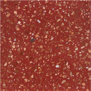 Red Terrazzo Tiles, Artificial Stone, Tt006m