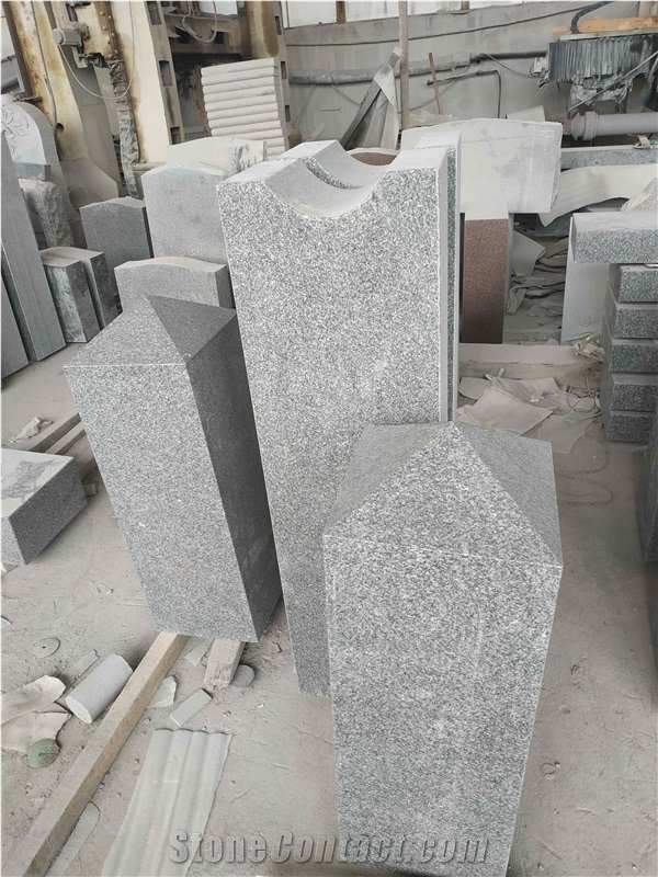 G343 China Grey Granite Tombstones the Usa Style