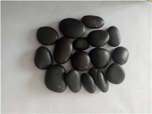 Black Round Polishing Basalt Pebble Stone for Garden Landscaping