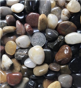 Natrual Stone Home Decoration Mix Color Pebbles, Washed Pebble Stone