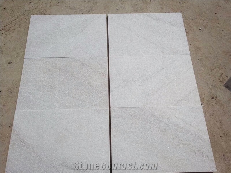 Natural White Grey Quartzite Tiles