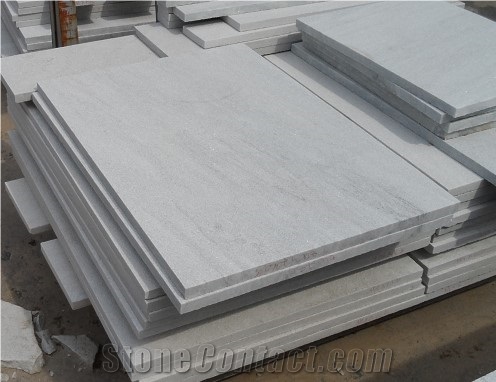 Natural White Grey Quartzite Tiles