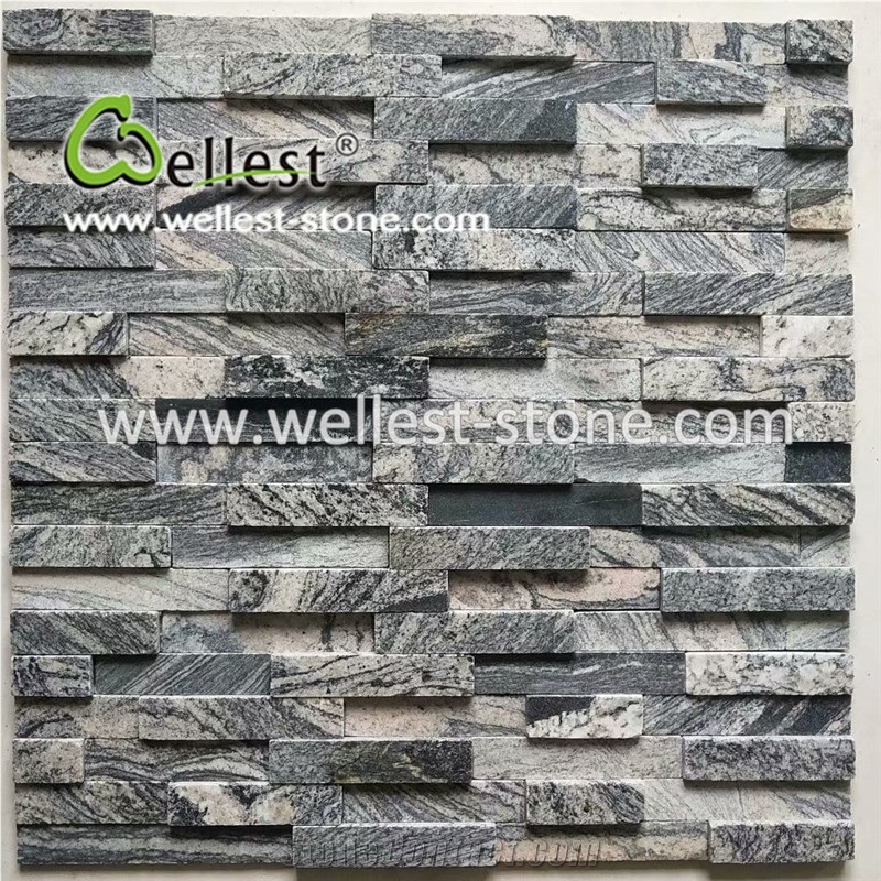 Popular 3d Polish Grey Granite Ledgestone Culture Stone for Walling from  China 
