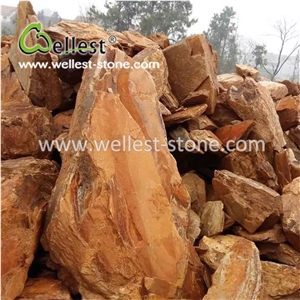 Yellow Wood Marble Ledgestone/Fieldstone/Culture Stone for Waterf