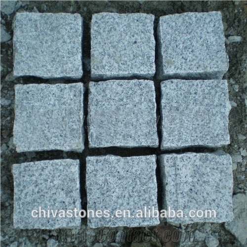 G654/G603/G682 Granite Paving Cubes Flamed Granite Kerbs Stones