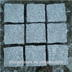 G654/G603/G682 Granite Paving Cubes Flamed Granite Kerbs Stones