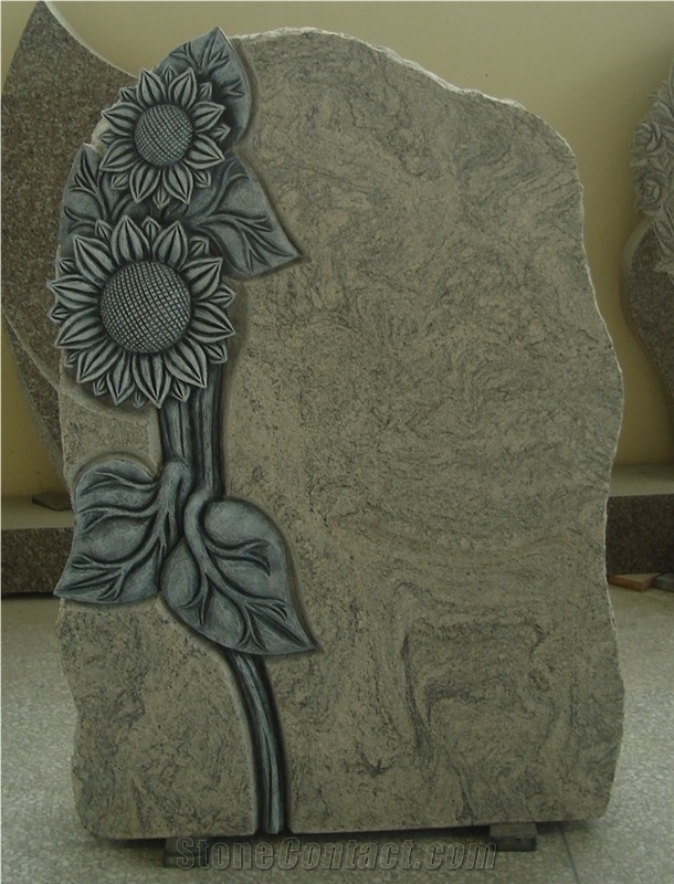 China Granite Tombstone& Monument Funeral Headstones with Sculptures