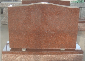 China Granite Tombstones&Monument Funeral Sculpture Engraved Headstone, China Jasberg Grey Granite Tombstones