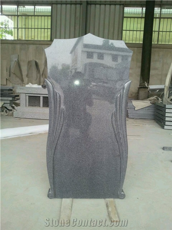 China Grey Monument&Tombstone Funeral Headstones Engraved Memorials