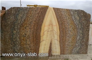 Bookmatched Onyx Slabs, Mexico Black Onyx