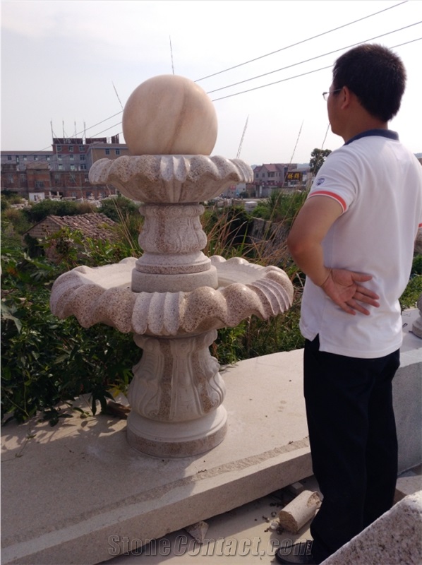 G682 Granites Floating Ball Fountains