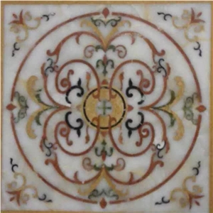 Marble Medallion Pattern,Composited Medallion Flooring