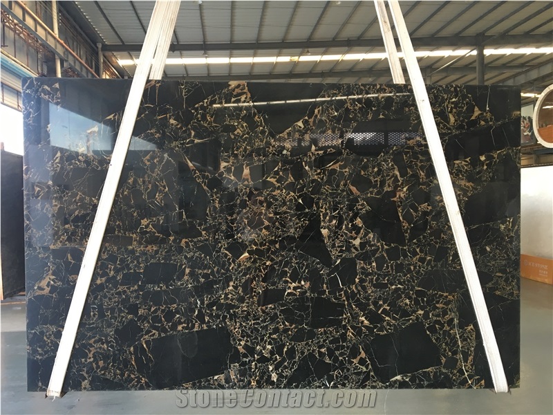 Black Portoro Chinese Portoro Black Flower Polished Slab&Tiles Factory