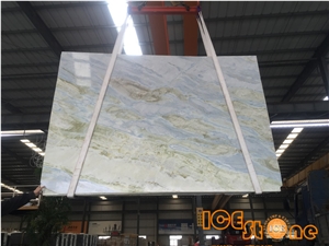 China Moon River Marble,Lemon Ice,Changbai White,Good for Project,