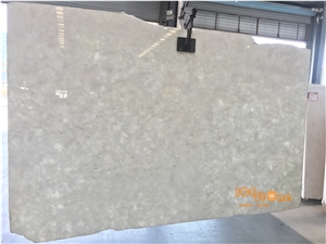 Pure White Onyx Slabs/Chinna Decoration Building Material/Good Backlit