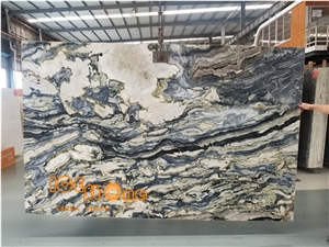Twilight Marble Slabs and Tiles China Green Stone Bookmatch for Wall