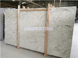 Andromedra White Granite Slabs and Tiles Counertops