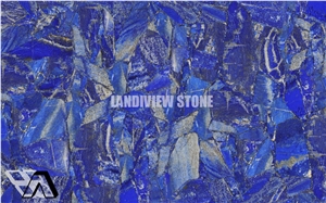 Lapis Lazuli Semiprecious Stone Tiles Slabs
