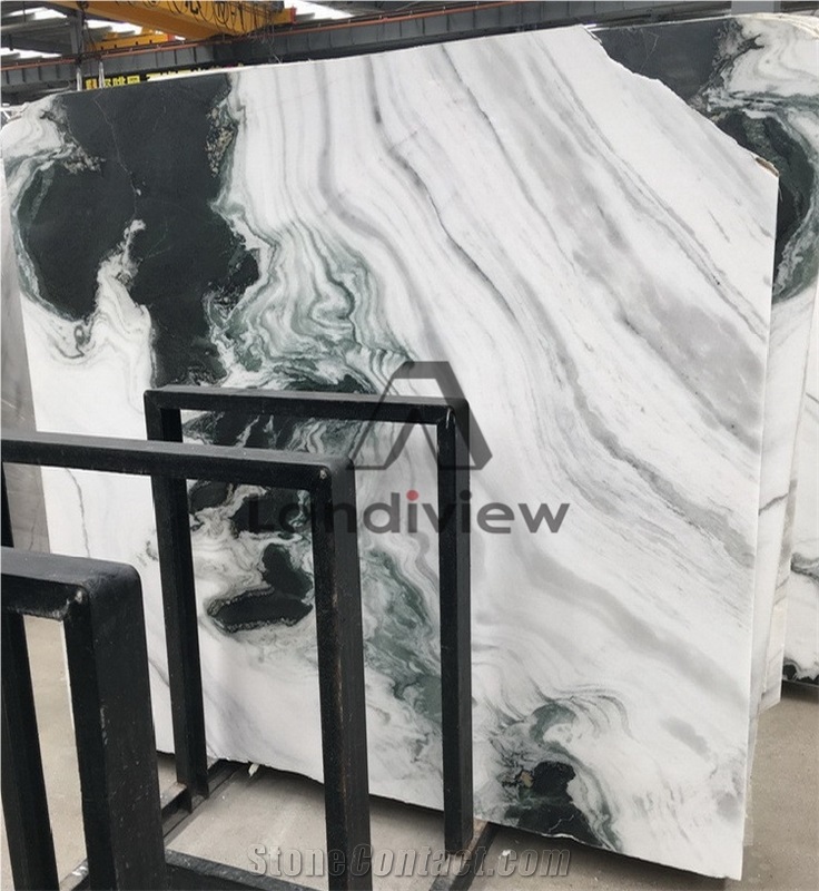 Panda White Marble Slabs Tiles/Marble Floor&Wall Covering/Marble Skirt