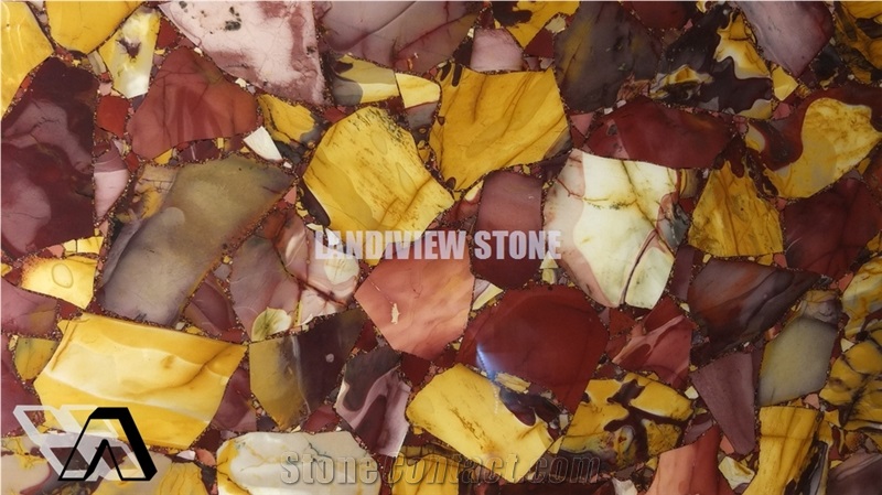 Red Jasper Semiprecious Stone Tiles Slabs