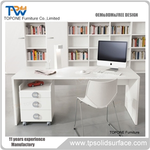 Furniture for Tall People Glass Computer Table Custom Size for Sale