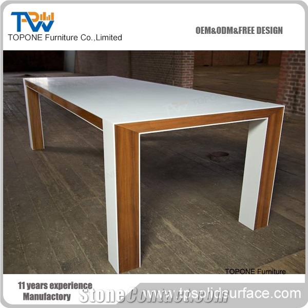 Hot Pure Acrylic Standing Desk Office Table for Sale