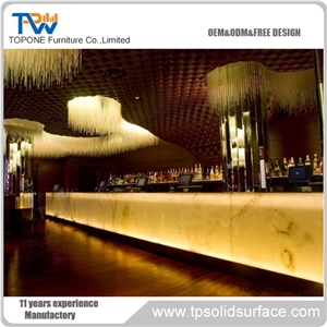 Modern White Beauty Salon Reception Desk