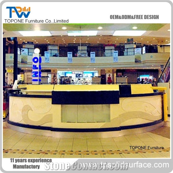 Multi Colors 30mm/40mm Thick Reception Counter