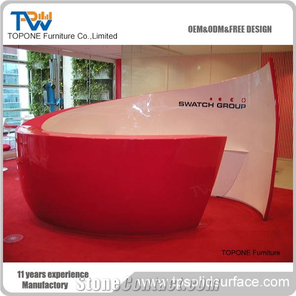Multi Colors 30mm/40mm Thick Reception Counter