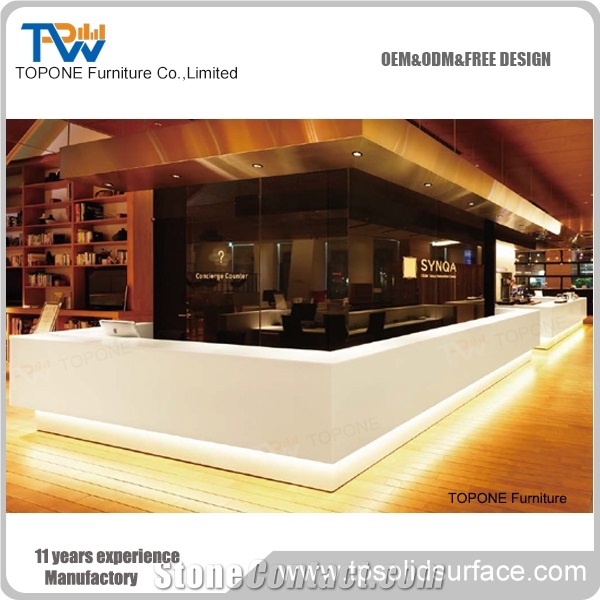 Reception Counter,Reception Desk Artificial Resin Tabletops