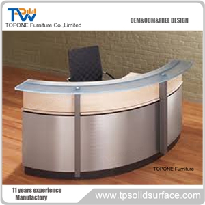 Solid Surface Fashion Design Reception Desk
