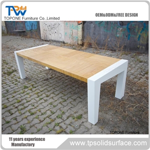Solid Surface High Glossy Google Office Desk