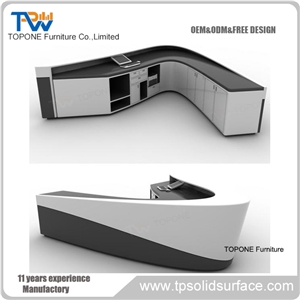 Solid Surface Marble Reception Desk