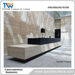 Solid Surface Marble Reception Desk