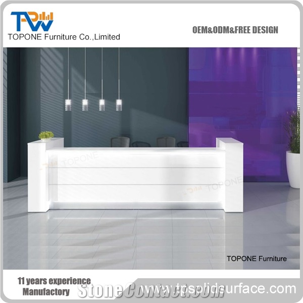 Stone Reception Counter,Manmade Stone Reception Desk/Tabletops