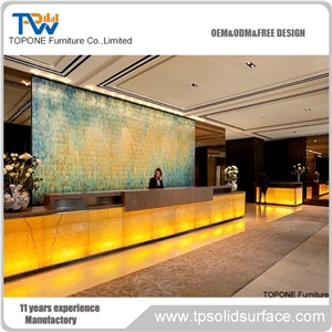 Surface Reception Desk Reception Counter Front Desk Customized