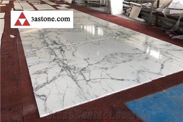 Statuarietto Marble Composited Withe Honeycomb Panels for Floor Tiles