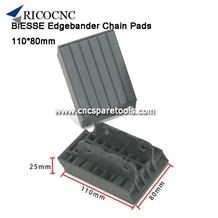 110x80mm Biesse Edgebander Chain Pads Conveyor Chain Track Pads