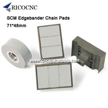 71x48mm Scm Edgebander Track Pads Edgebanding Machine Chain Pads