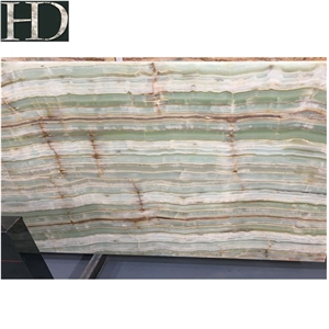 Nature Marble Stone Ancient Bamboo Verde Green Onyx Marble