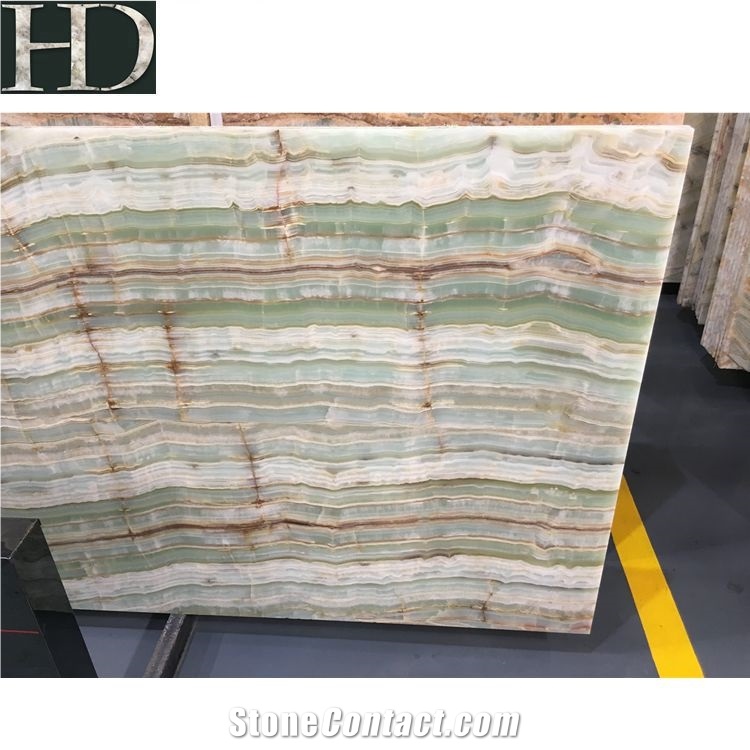 Nature Marble Stone Ancient Bamboo Verde Green Onyx Marble